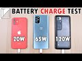 iPhone 12 vs OnePlus 8T vs Xiaomi Mi 10 Ultra Charging Speed Test