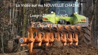 Claas Axion 850 with plough Huard, Ploughing in France !