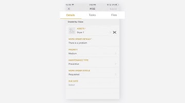 Mobile demo (iOS): Creating new work orders and work requests