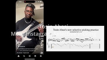 MookyTranscribes   Tosin Abasi Instagram Selective Picking 20230607