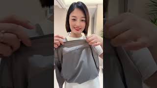 Ultra-lightweight summer vest-style apron, made of nylon, as thin as a