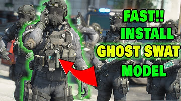 INSTALLING GHOST SWAT MODEL! - GTA 5 Mods