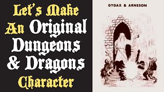 Let's Make an Original Dungeons & Dragons Character