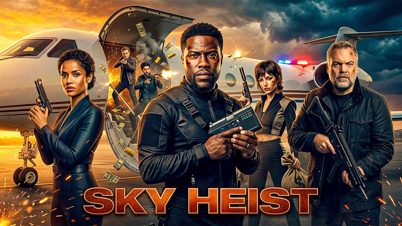 SKY HEIST | Full Movie | Kevin Hart, Gugu Mbatha-Raw | Action Heist Thriller | English Movie