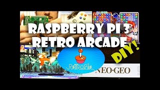 Raspberry Pi 3 Retro Pie DIY Home Arcade Tutorial