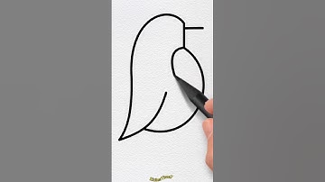 How to draw Penguin | easy drawing | Kids creativity | Simple Kids Videos | #kidiestime7 #kids