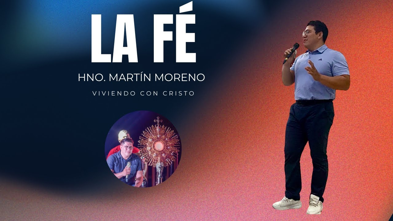 Católico predicando sobre la Fe 