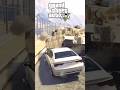 Tank vs car 🚘 in every GTA games Logic #gta #shorts #gtaworld
