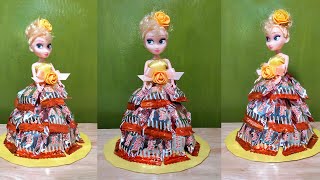 DIY Doll Candy Cake | Candy Dress | Craft Ideas | DIY Projects