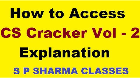 How to Access CS Cracker Vol - 2 Explanation, NVS CS Book, KVS CS Book, DSSSB CS Book