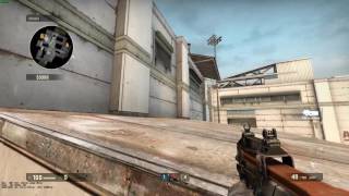 CSGO: 1v4 P90 Rush Last Second Defuse on Cache