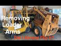Case 1840 Project - Lift Cylinder and Loader Arms / Boom Removal