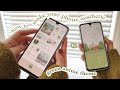 how to make your phone aesthetic✨ pastel green theme | anime aesthetic🌿