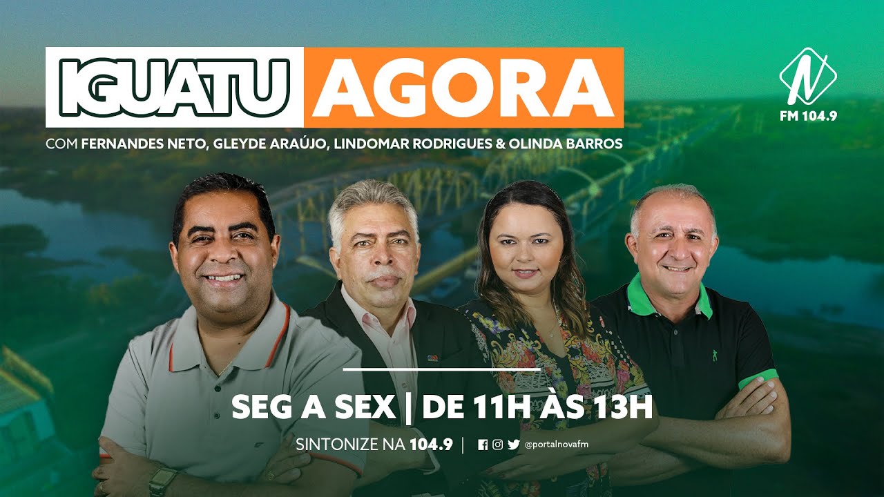 IGUATU AGORA (21/07/2021) Rádio Nova FM 104.9 YouTube