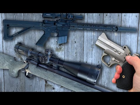 Remington 700, AR-15, Bond Arms 45/410 Derringer