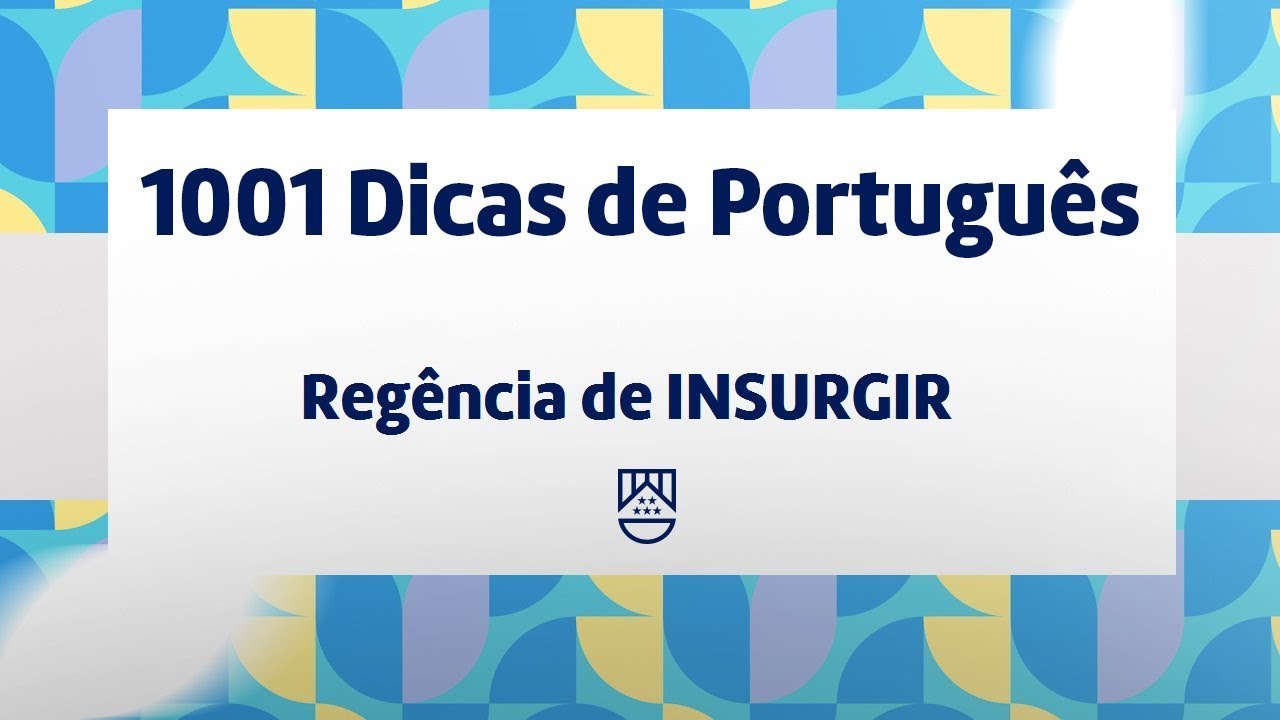 Dica #0041 - Regência de INSURGIR - YouTube