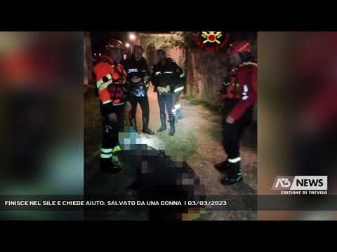 FINISCE NEL SILE E CHIEDE AIUTO: SALVATO DA UNA DONNA  | 03/03/2023