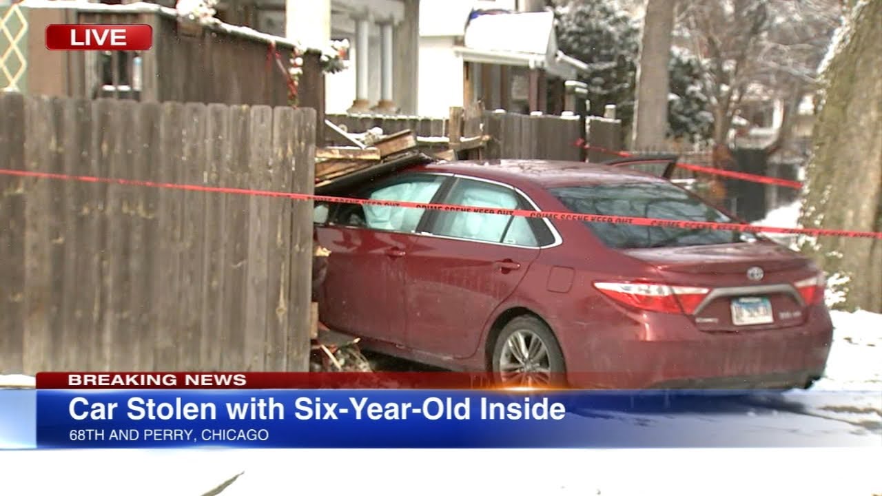 Car stolen with boy , 6, inside in Chicago - YouTube