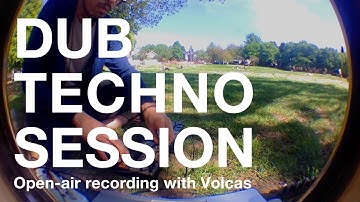 #minimal #dubtechno open-air recording with KORG Volca Keys and Drum 001
