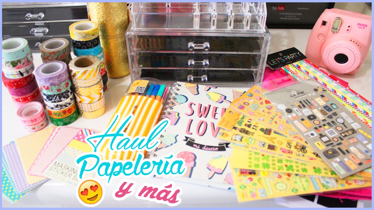 HAUL PAPELERIA! - COMPRA POR INTERNET ♥