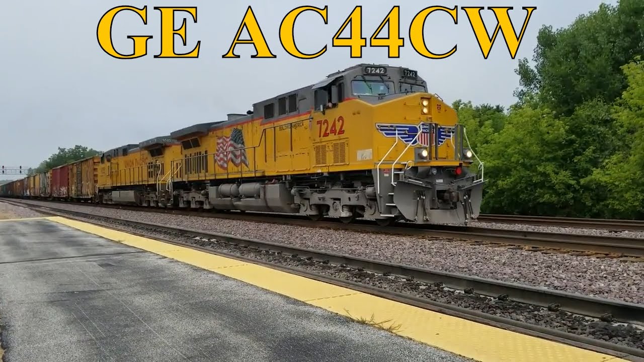 A GE AC44CW LEADS THIS EAST BOUND MANIFEST
