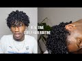 REAL TIME CURLY HAIR ROUTINE | finger coils, wet plopping, diffusing