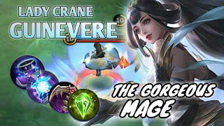 GUINEVERE LADY CRANE MY BEST BUILD GAMEPLAY 2020 - [MOBILE LEGENDS]