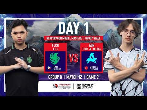 FLCN VS AUR | SPS Mobile Masters Group Stage | MLBB | Day 1 | Group B Match 12 Game 2