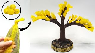 Transform Your Home with Recycled Plastic Fruit Net Bags Creative Decor Ideas
