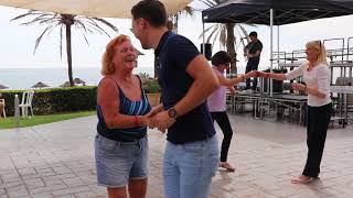 Nathan Carter On The Costa 2017 - Nathan enjoying a jive with Super Nan to Nicky James - Live