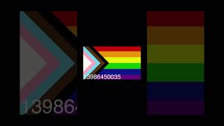 Pt.2 of the Pride Flag bloxburg decal collection