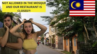 MALAYSIA TRAVEL GUIDE 2022 - Melaka Strait Mosque! Why We Could NOT ENTER screenshot 5