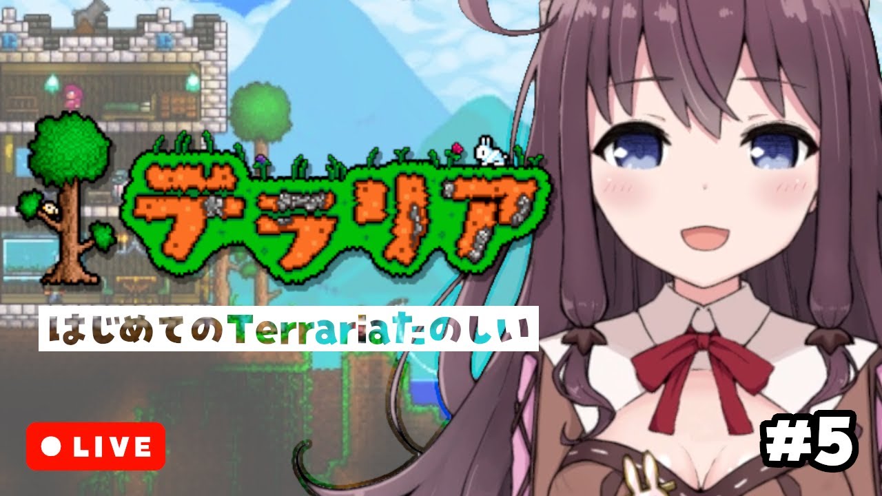 【Terraria】はじめてのテラリアは初心者も楽しすぎる【実況/Switch】5日目