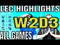 Lec highlights week 2 day 3 all games  lec spring w2d3