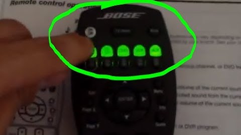 HOW TO PROGRAM BOSE REMOTE REVIEW