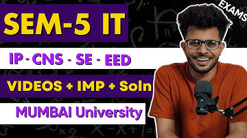 Sem - 5 IT MU [ IP - CNS - SE - EED ] Bundle Launch 📚🔥
