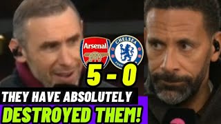 Ferdinand + Cole + Keown REACTION + THOUGHTS to Arsenal 5 v Chelsea 0!!