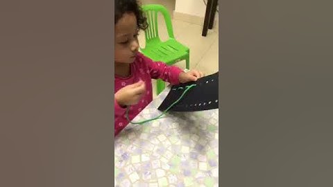 Fine motor skills - pegboard