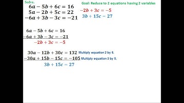 6.3 Systems of equations with 3 variables #2
