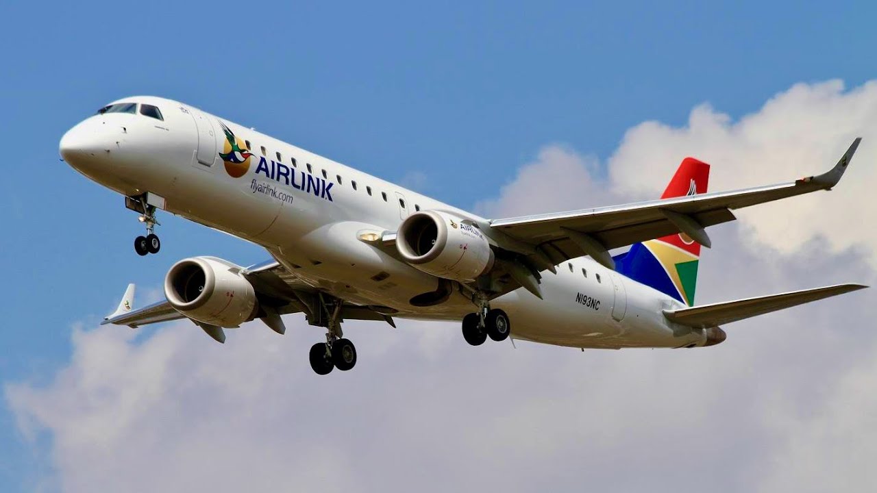 South African Airlink E190 Business Class - Johannesburg to Windhoek