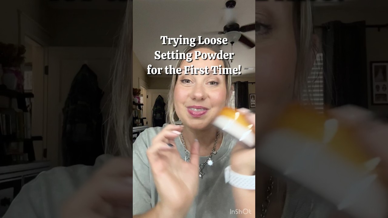 Trying Loose Setting Powder for the First Time