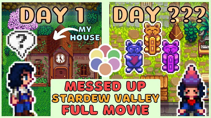 I played OVER 300 days of MESSED UP Stardew Valley  - Archipelago Randomizer Mod [FULL MOVIE]