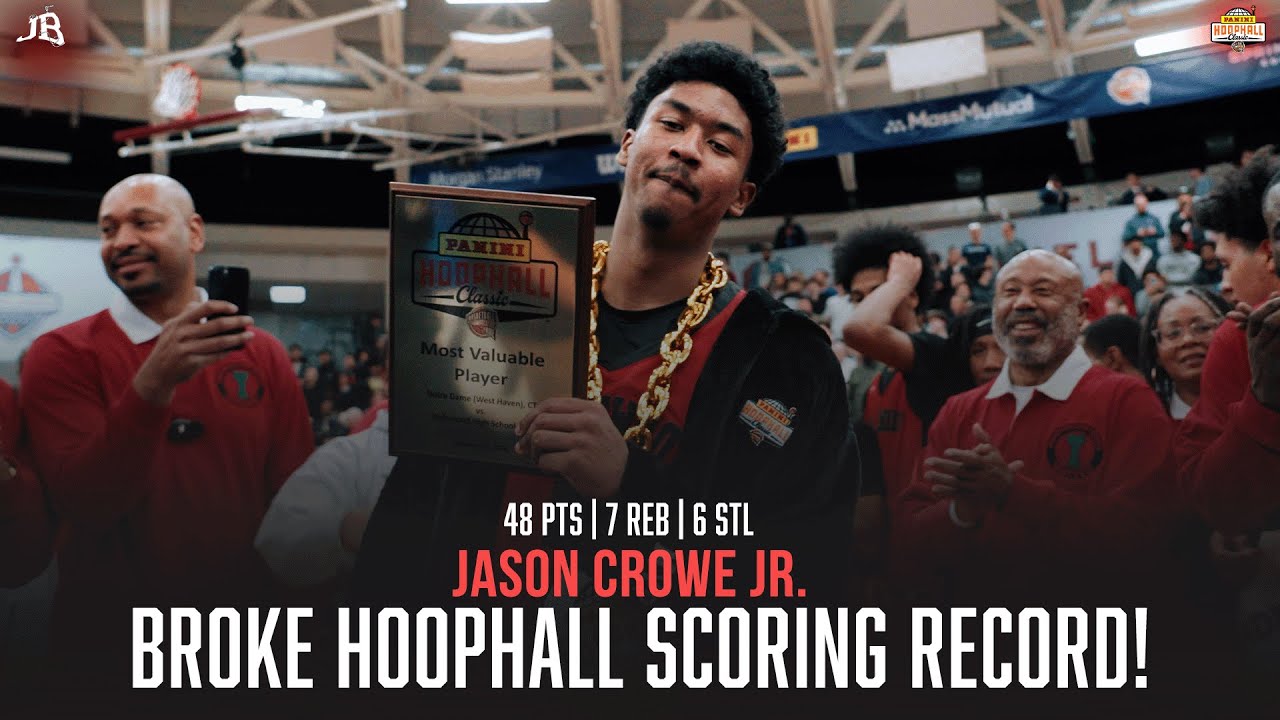 48 PTS! Jason Crowe Jr BREAKS Hoophall Scoring Record 🔥