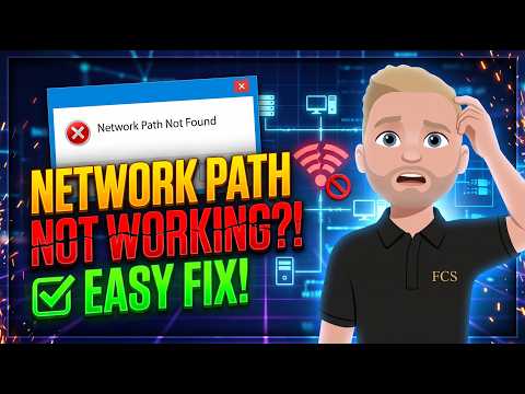 Network Path Not Working? EASY FIX!