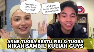 Ternyata Orang Tua Tugba Merestui Nikah sambil kuliah guys!! Hayoo Fiki Alasan apalagi😅