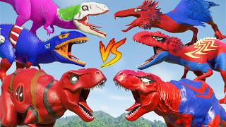 I Tried Superhero TRex Dinosaurs and Color Pack Hybrids in Jurassic World Evolution screenshot 5