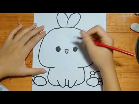 Video Vẽ bạn thỏ siêu dễ thương DÀNH CHO BÉ - youtube