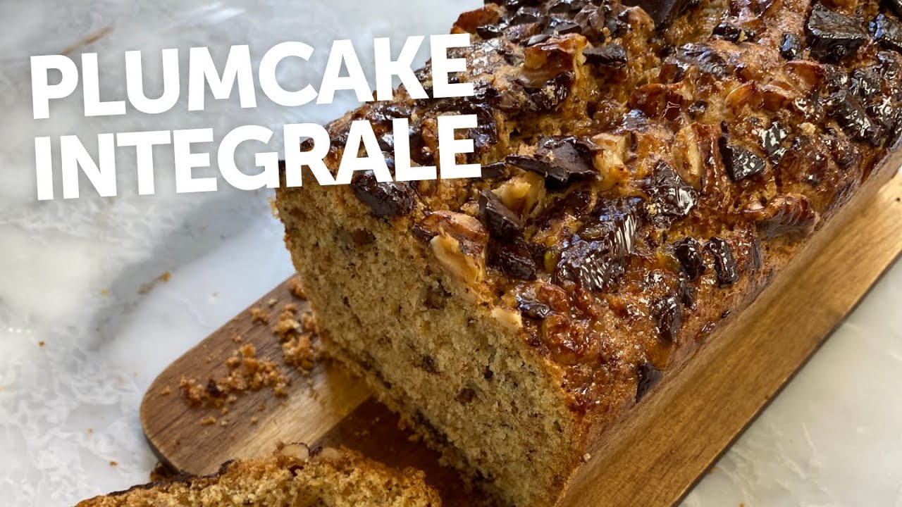 PLUMCAKE integrale noci e cioccolato senza latticini 😍 ottimo per la colazione o per il te.
