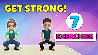 7 Exercises For Kids To Get Stronger - Fitness For Kids At Home
