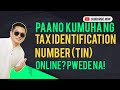 Paano kumuha ng tax identification number tin online for first time jobseeker